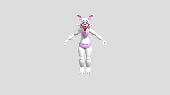 Mangle The Fox SFM (Baliee) 3D Model