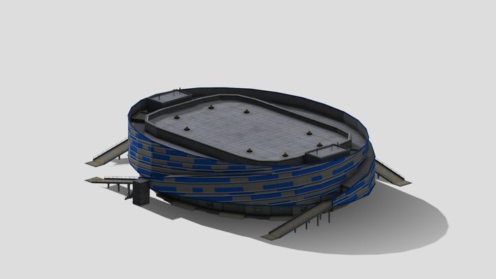 Puck (ice arena) 3D Model