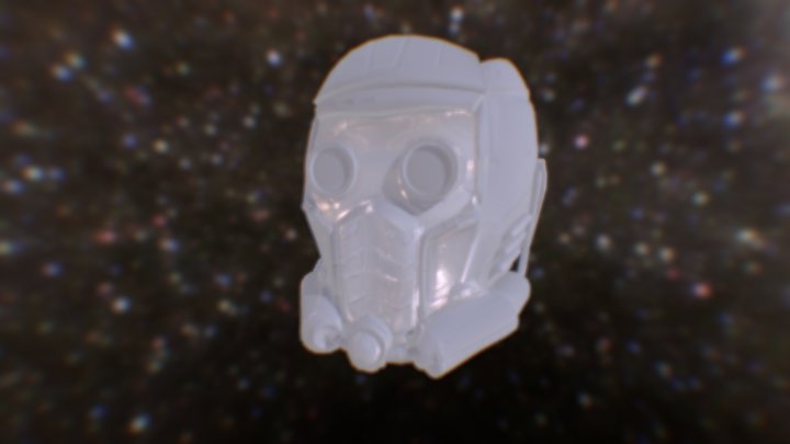 Star Lord fan art helmet 3D Model
