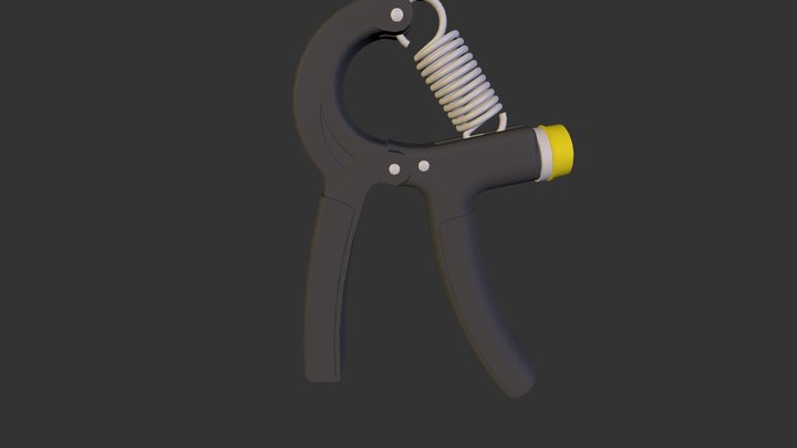 Reverse Engineered Hand-Grip Exerciser 3D Model