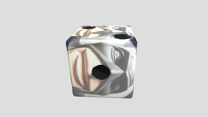 batman dem cube 3D Model