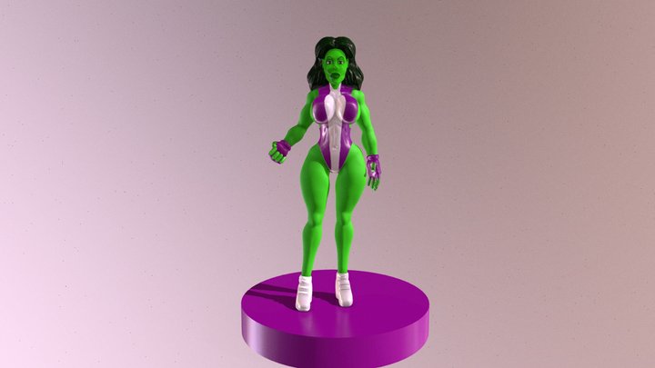 She-Hulk 3D Model