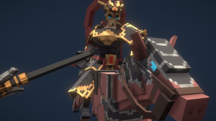 吕布 3D Model