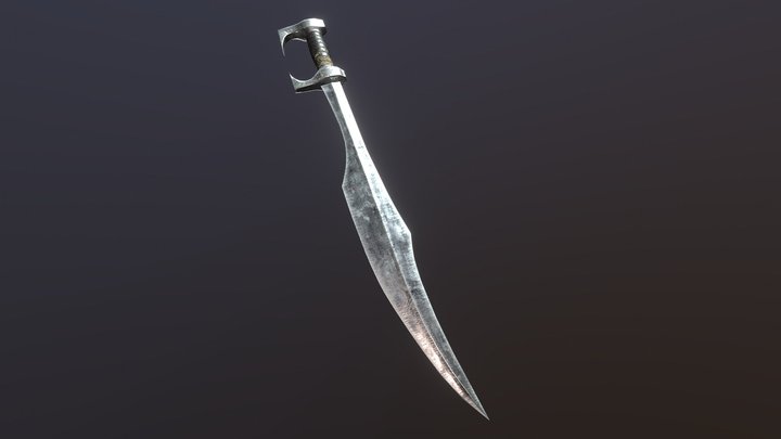 Spartan_sword (low_poly) 3D Model