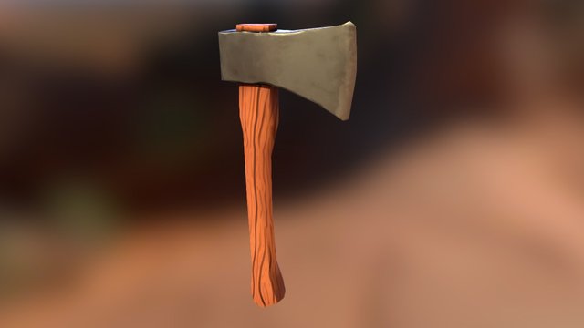 Rough Axe 3D Model