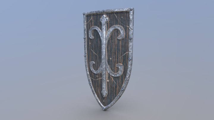 Follower Shield - Dark Souls III Sculpt 3D Model