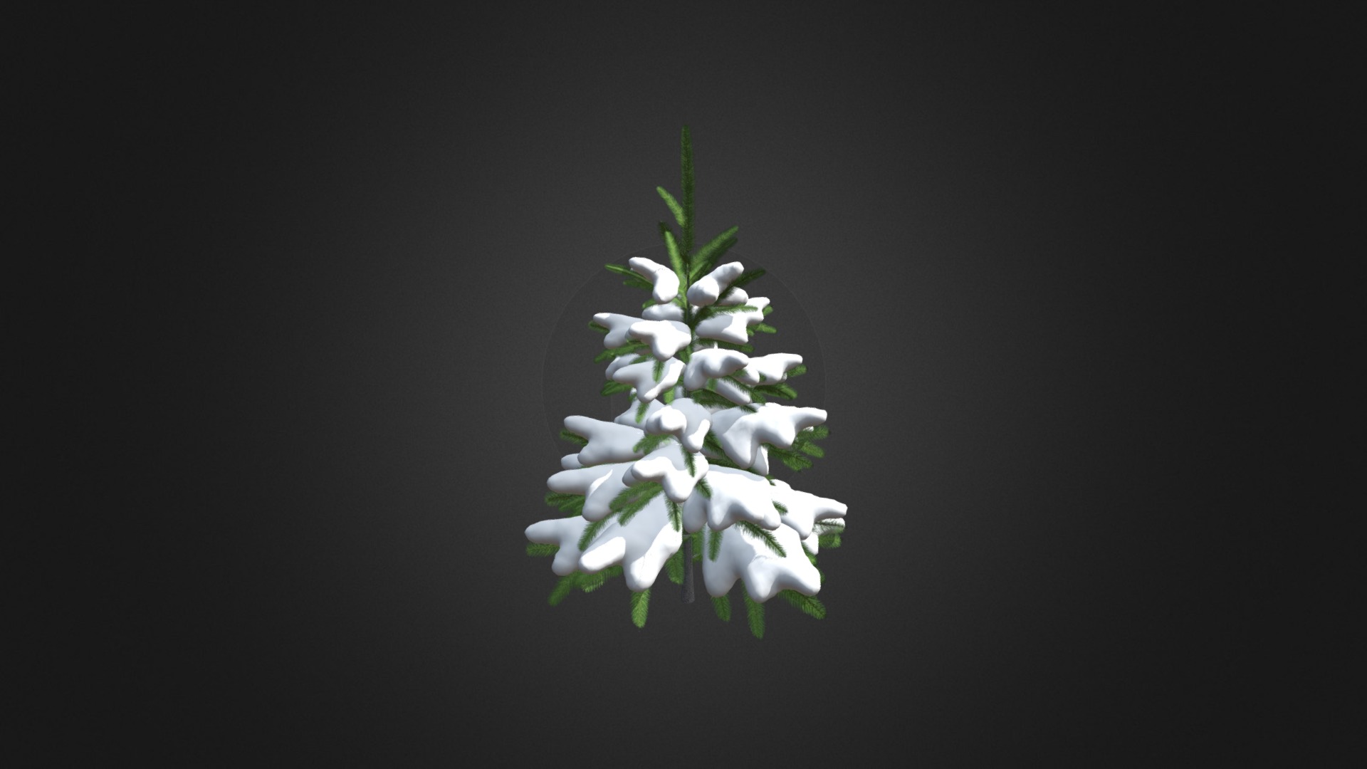 3D model Fir Tree with Snow 3D Model 0.8m - This is a 3D model of the Fir Tree with Snow 3D Model 0.8m. The 3D model is about a white flower with green leaves.