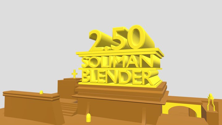 2.50 Soliman Blender Logo Remake (October 2025 U – Free 3D Model STL