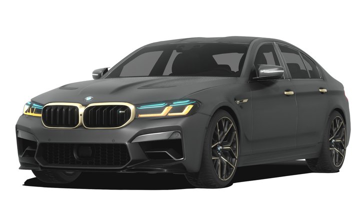 BMW M5 CS 3D Model