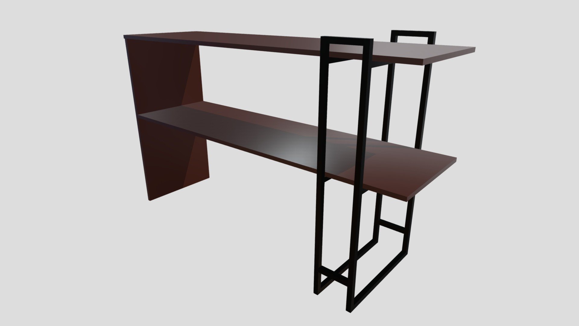 modern industrial desk