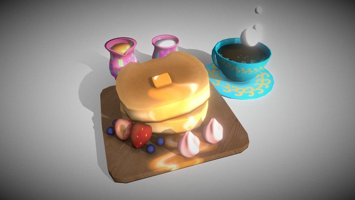 Desayuno 3D Model