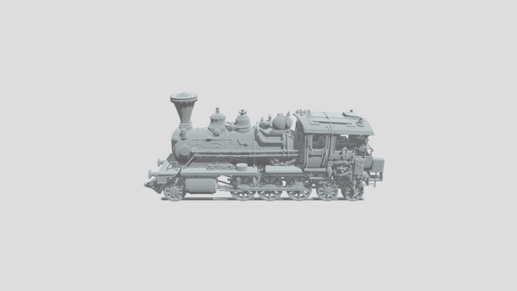 Rusty Steam Locomotive