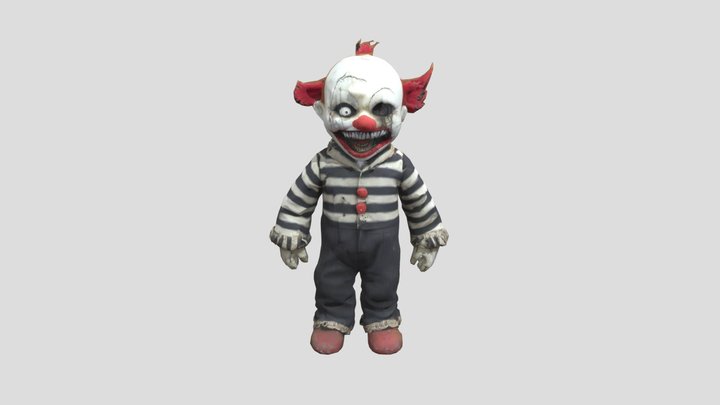 Creepy Clown 3D Model