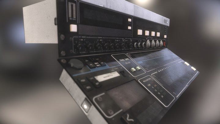 Free Electronic Instrument (Sci-Fi Stylized) 3D Model