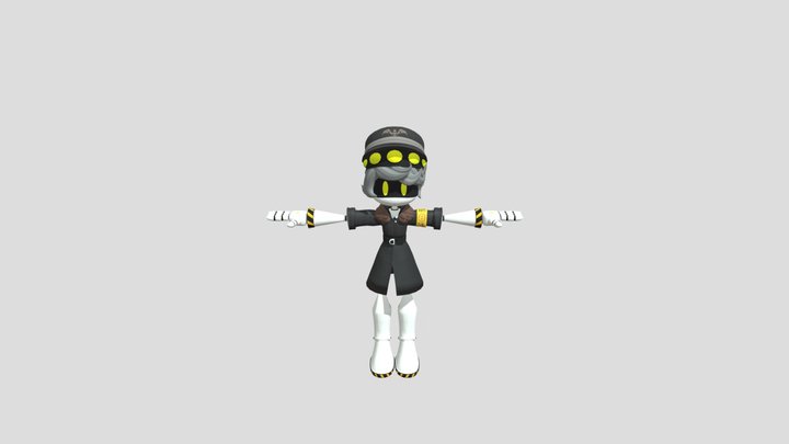 N from murder drones 3D Model