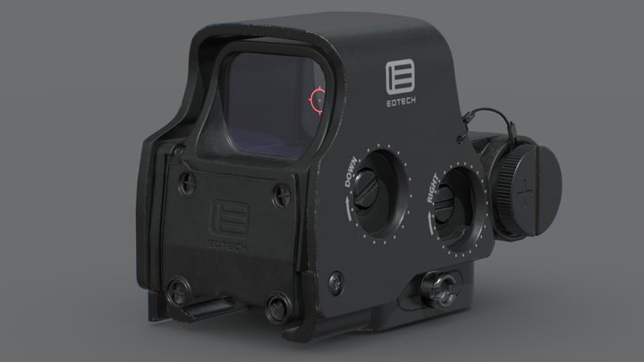 EOTech EXPS3 Holographic Weapon Sight 3D Model