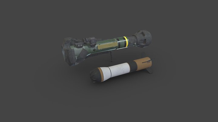 NLAW Next generation Light Anti-tank Weapon 3D Model