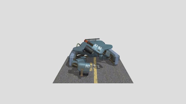 CrabTank 3D Model