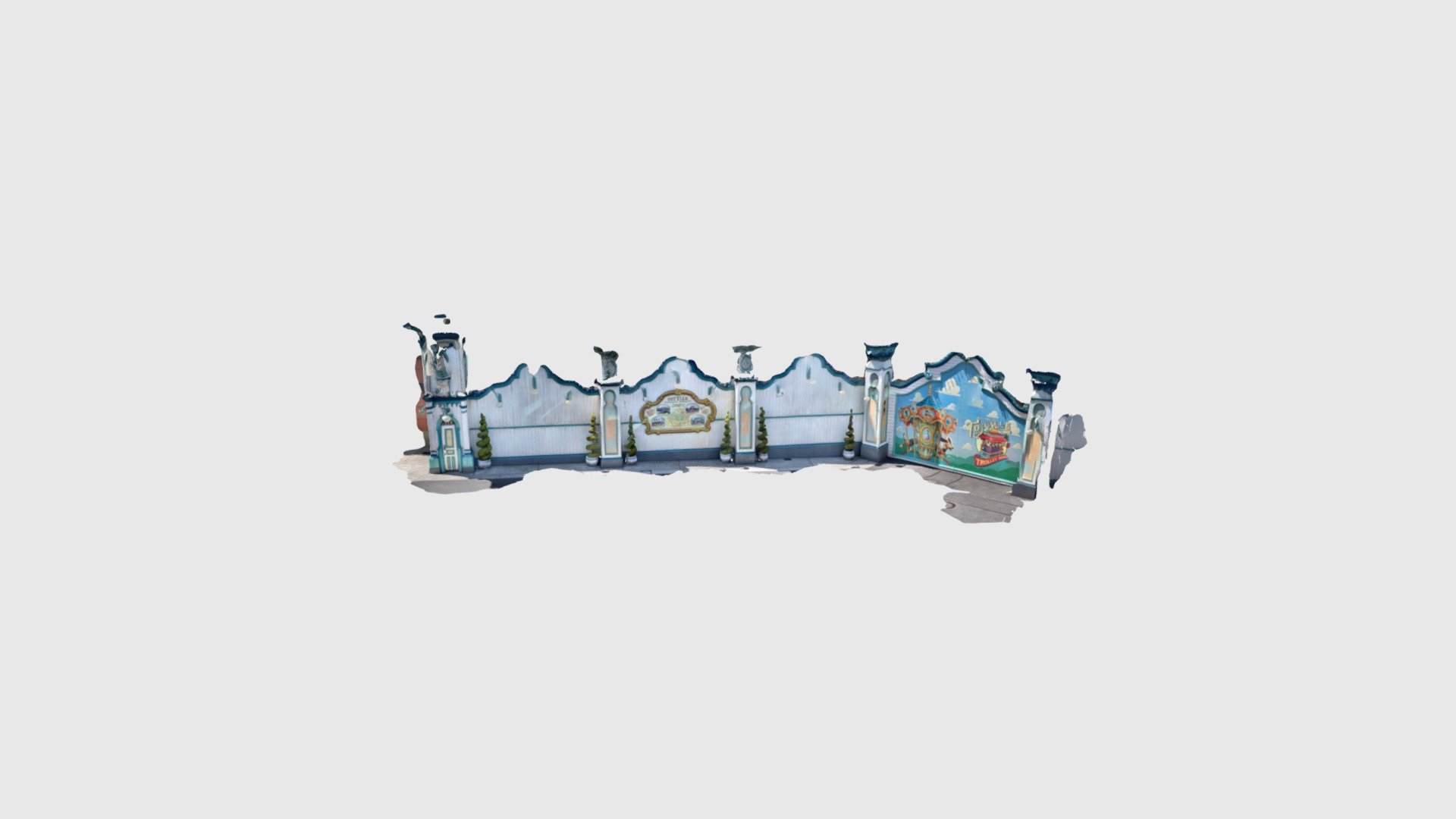 Wall of toyville