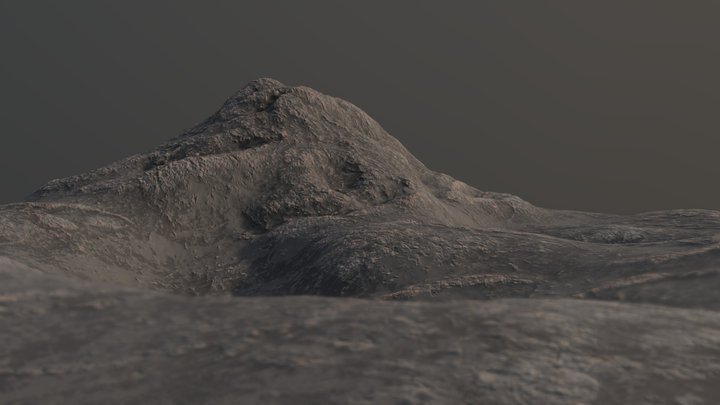 Stone_ Mountain 3D Model