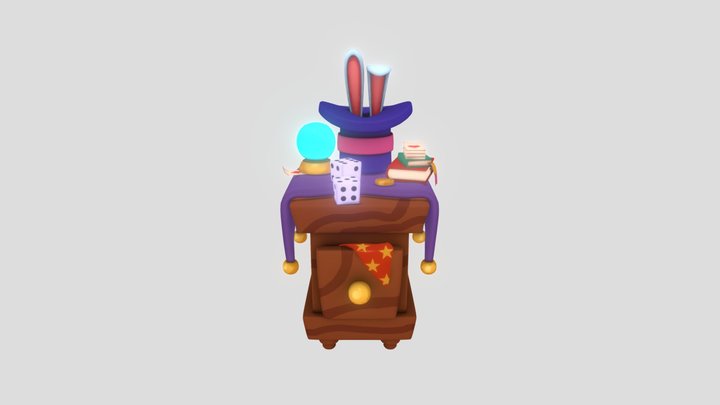 Illusionist'sDesk 3D Model