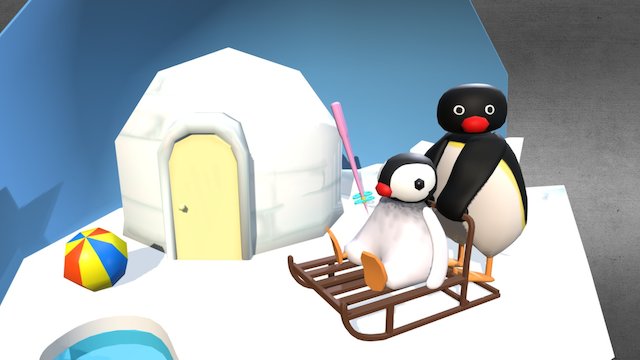 Pingu 3D Model