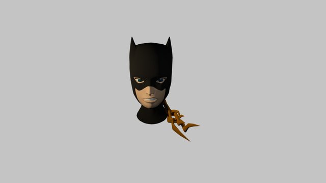Batgirl Bust 3D Model