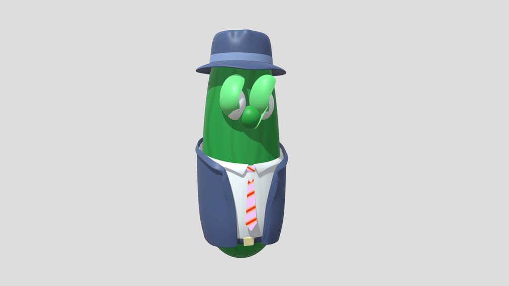Larry in Blues/News Reporter Outfit