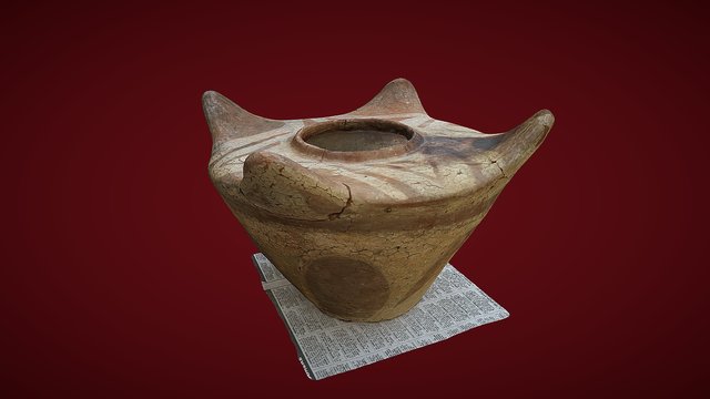 Ceramic from Gumelnita civilization 3D Model