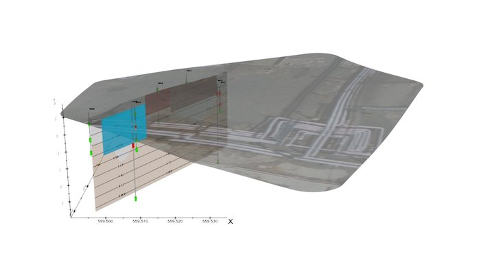 A Cross Section 3D Model