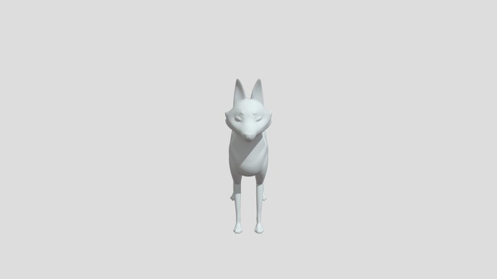 Fox Model High Poly 3D Model