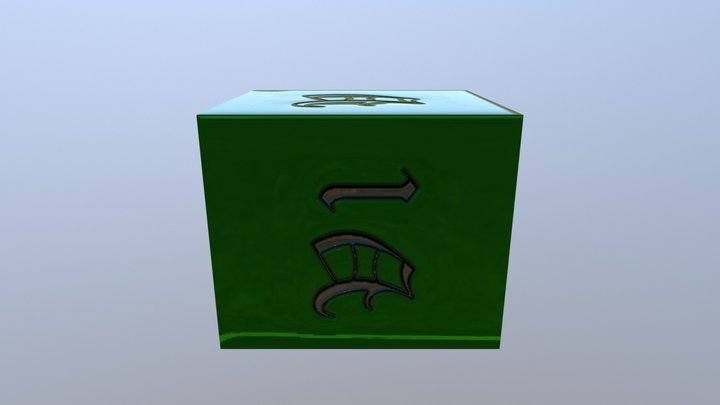 Cube FBX 3D Model
