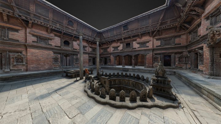 Patan Museum Sundari Chowk 3D Model