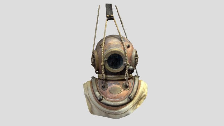 Diving Helmet-DNHC Collection/Plymouth UK 3D Model