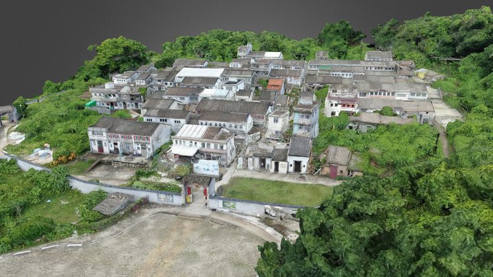 Ancient Chinese Village 3D Model