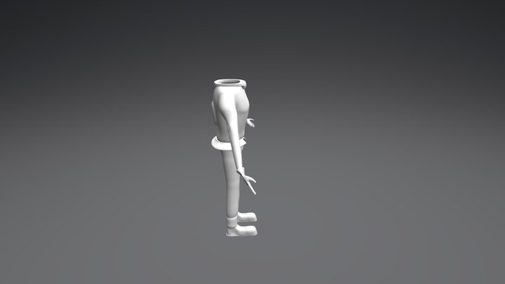 Jim No Head 3D Model