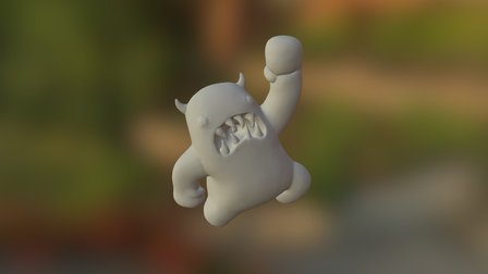 Scary Melvin 3D Model