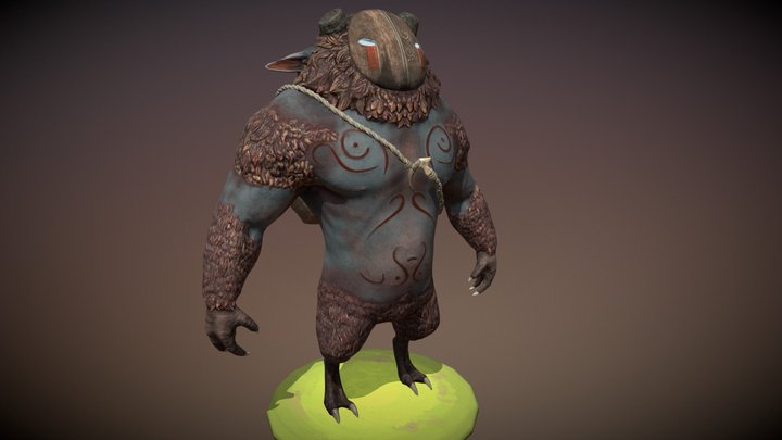Horrow the Forest Guardian 3D Model