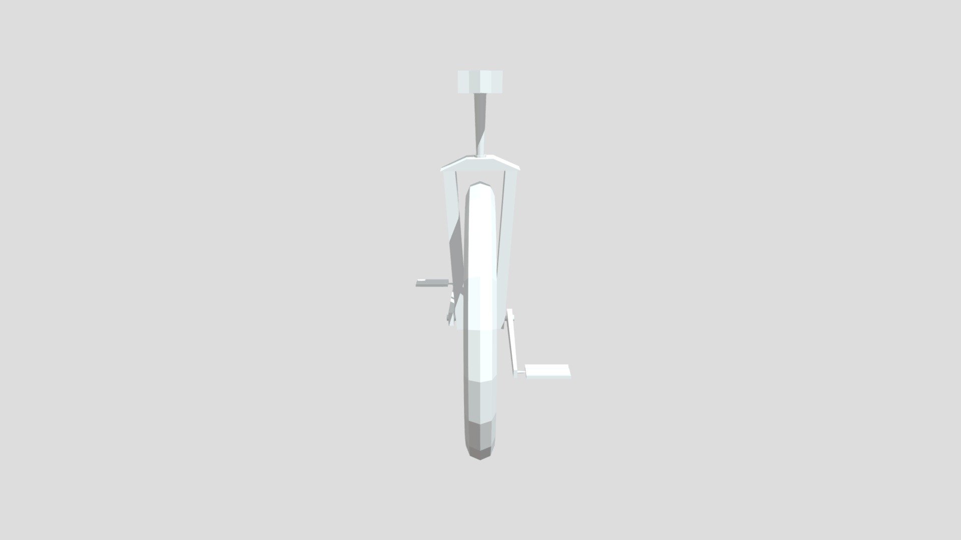 Unicycle from Poly by Google