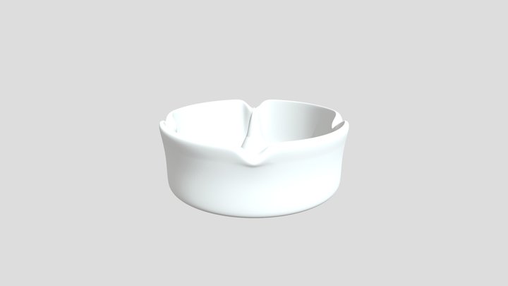Ash Tray_V01 3D Model