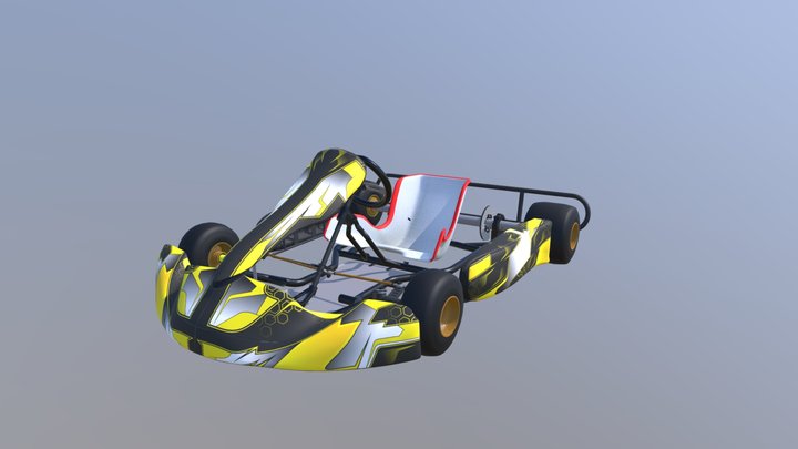 3D M6 Kart Website 3D Model