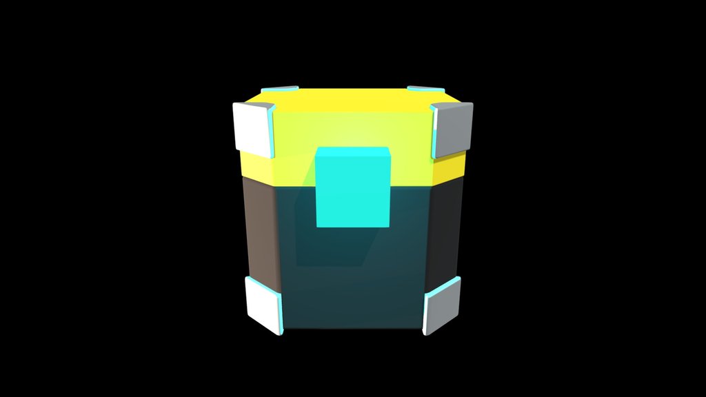 Futuristic Crate Model