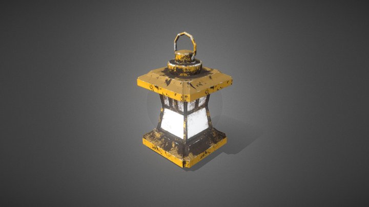 Rusty Lantern 3D Model