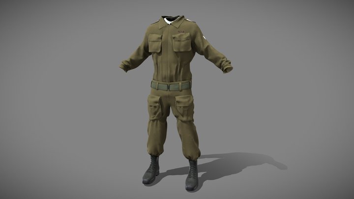 IDF Soldier Uniform 3D Model