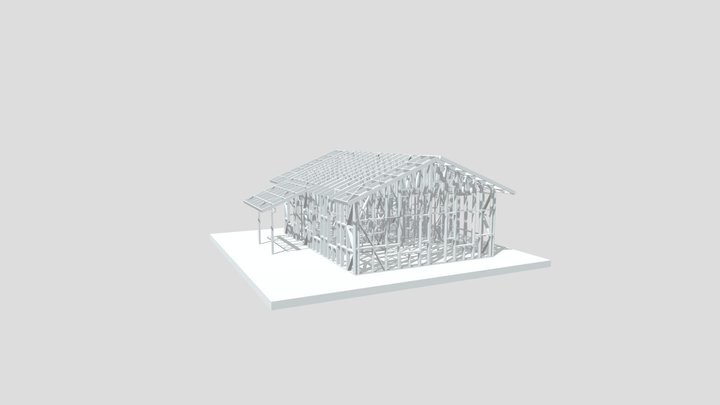 Дом классик 99м2 3D Model