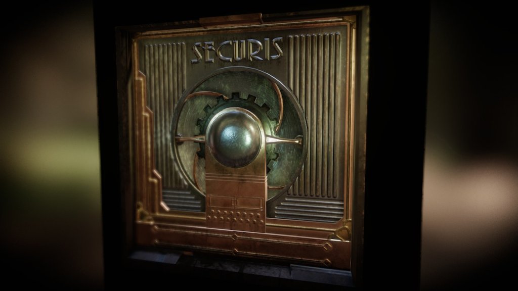 Animation Bioshock 1 Remastered Securis Door 3d Model By