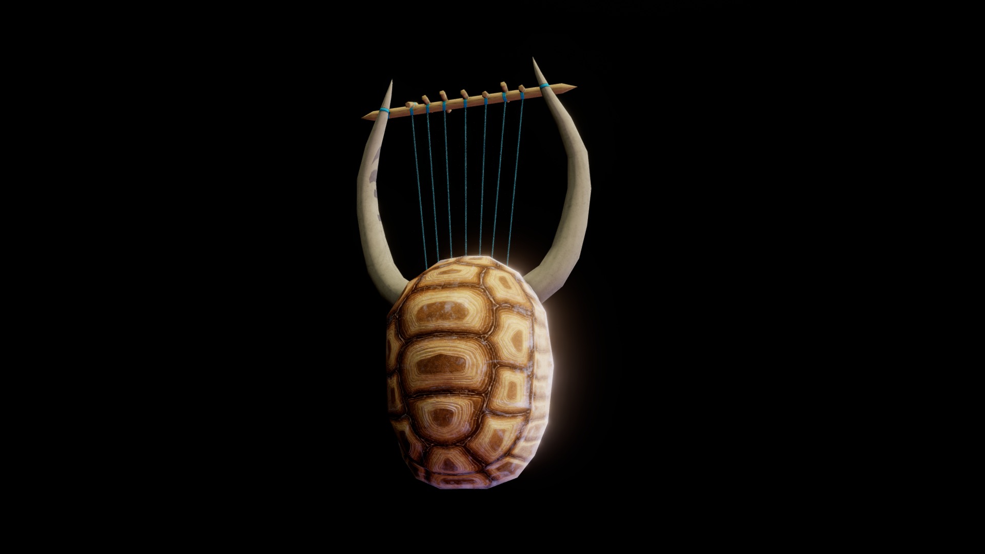 3D model Apollo’s Lyre - This is a 3D model of the Apollo's Lyre. The 3D model is about a close-up of a light bulb.