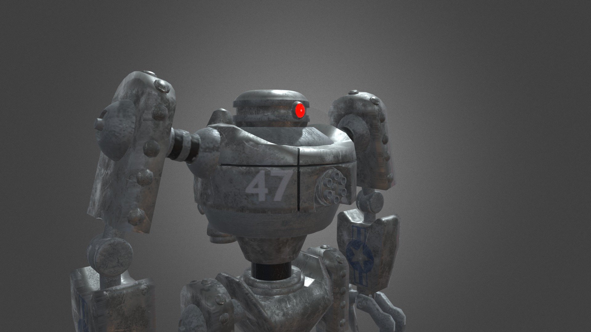 war robot 3d model
