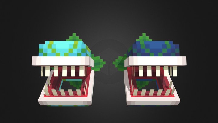 Deku Baba Mask 3D Model