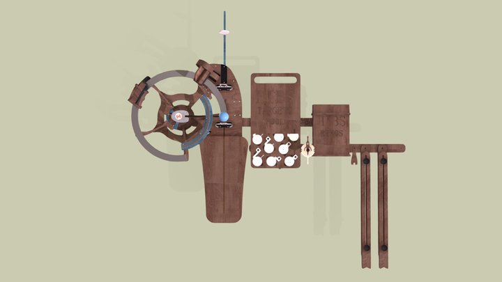 Optimal: set of rings, set of targets and more.. 3D Model